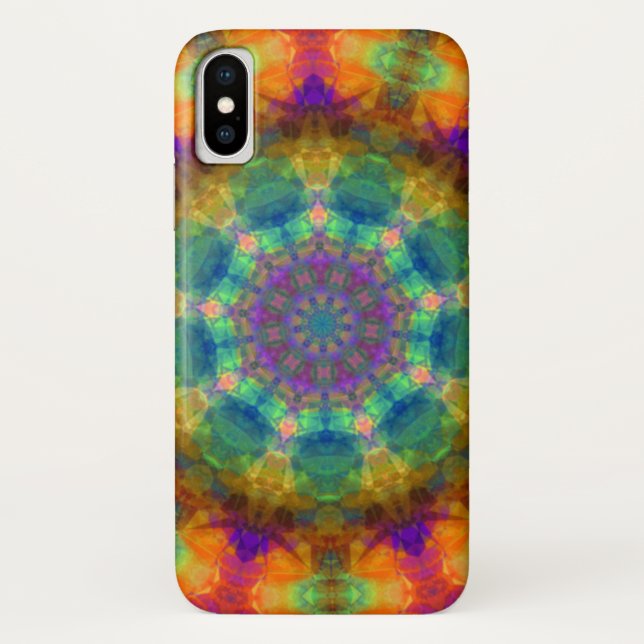 Kaleidoskop-Regenbogen Case-Mate iPhone Hülle (Rückseite)