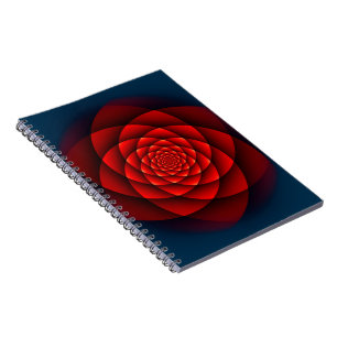 Kaleidoskop ROSE rot + Ihre Idee Notizblock