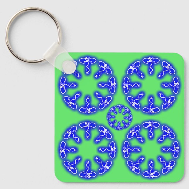 Kaleidoskop Schlüsselanhänger (Vorderseite)