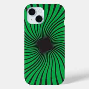 Kaleidoskop Schwarz und Grün Case-Mate iPhone Hülle