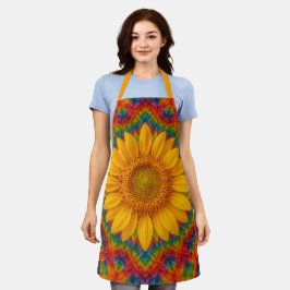 Kaleidoskop-Sonnenblume Schürze