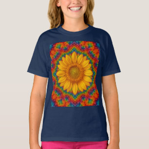 Kaleidoskop-Sonnenblume  T-Shirt