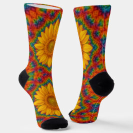 Kaleidoskop Sonnenblumen Socken