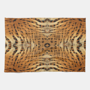 Kaleidoskop Tiger Fur Muster Handtuch