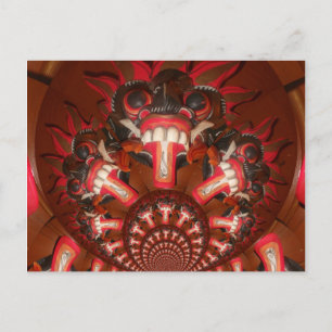 Kaleidoskop Tongue Art Print Customizing-Produkt Postkarte