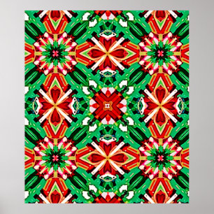 Kaleidoskop-Traum-Mandala-Kunst Poster