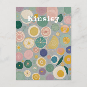 Kaleidoskop-Traum Personalisiert Postkarte