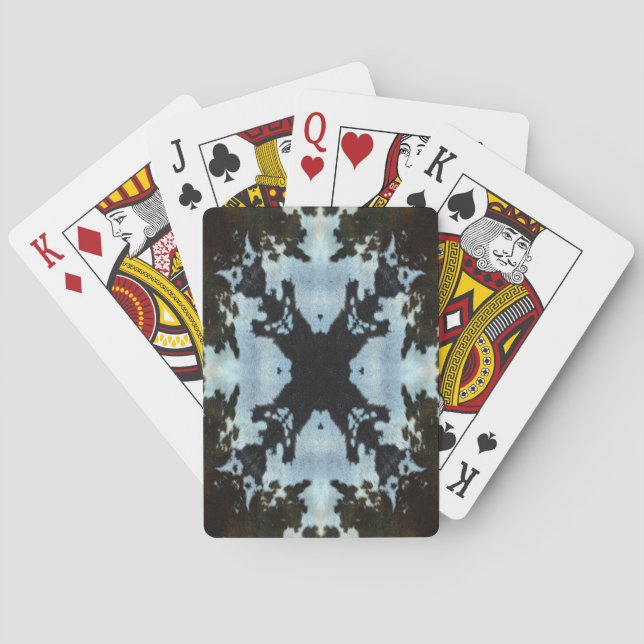 Kaleidoskop-Versteckmuster Spielkarten (Rückseite)