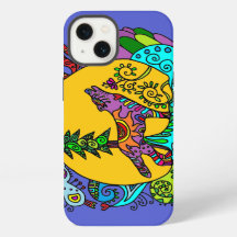 Kaleidoskop Wolf in Blue