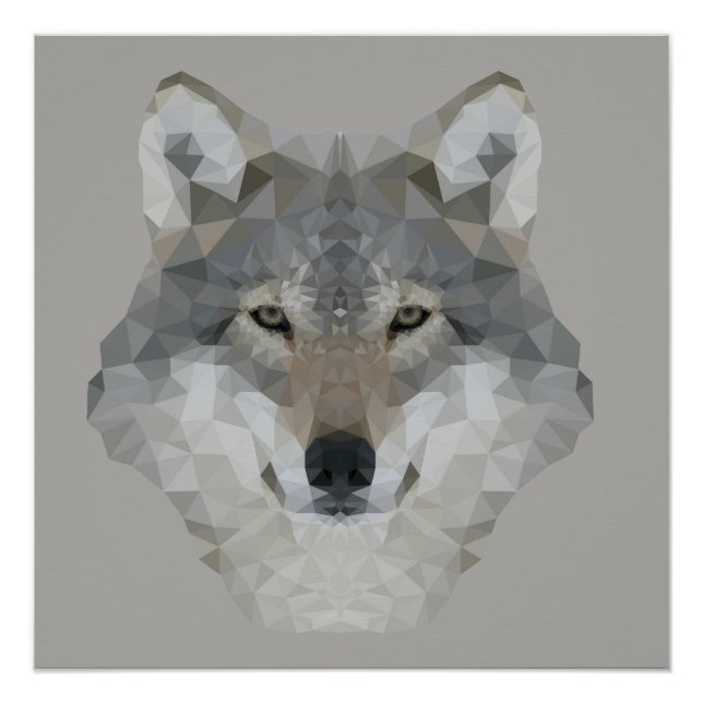 Kaleidoskop Wolf Poster (Vorderseite)