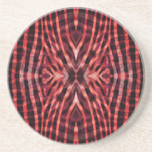 Kaleidoskop Zebra Skin Pattern Getränkeuntersetzer