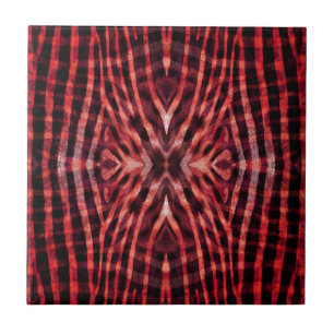 Kaleidoskop-Zebramuster Fliese