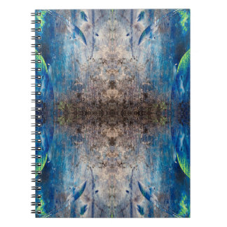 Kaleidoskopisch abstrakt bunt bohemien mandala notizblock