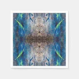 Kaleidoskopisch abstrakt bunt bohemien mandala serviette