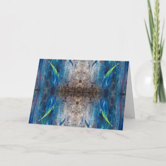 Kaleidoskopisch abstrakt bunt verspielt mandala karte