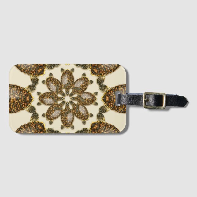 kaleidoskopisch gepäckanhänger (Vorderseite (Horizontal))