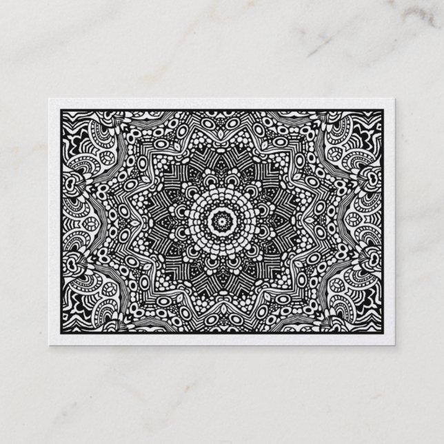 Kaleidoskopische 01 (Goldkarte) Visitenkarte (Vorderseite)