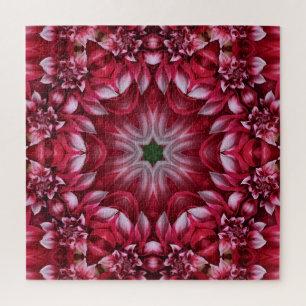 Kaleidoskopische Crimson Dahlia