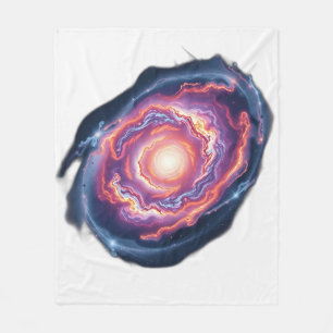 Kaleidoskopische Galaxie Fleecedecke