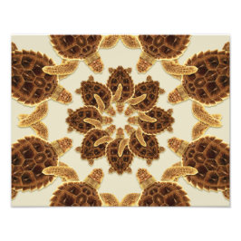 Kaleidoskopische Schildkröte Fotodruck