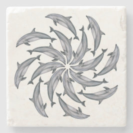 Kaleidoskopischer Steinuntersetzer