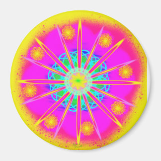 Kaleidoskopsonne durch Power Blume Magnet
