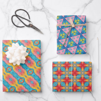 KaleidoTräume Ein bezaubernder Farbschlauch Set 34 Geschenkpapier Set