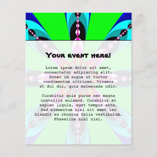 Kaleidozon - Fraktal Flyer (Vorne)