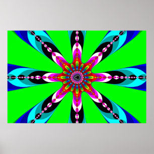 Kaleidozon - Fraktal Poster