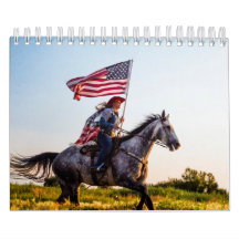 Kalendar patriotic American flagge
