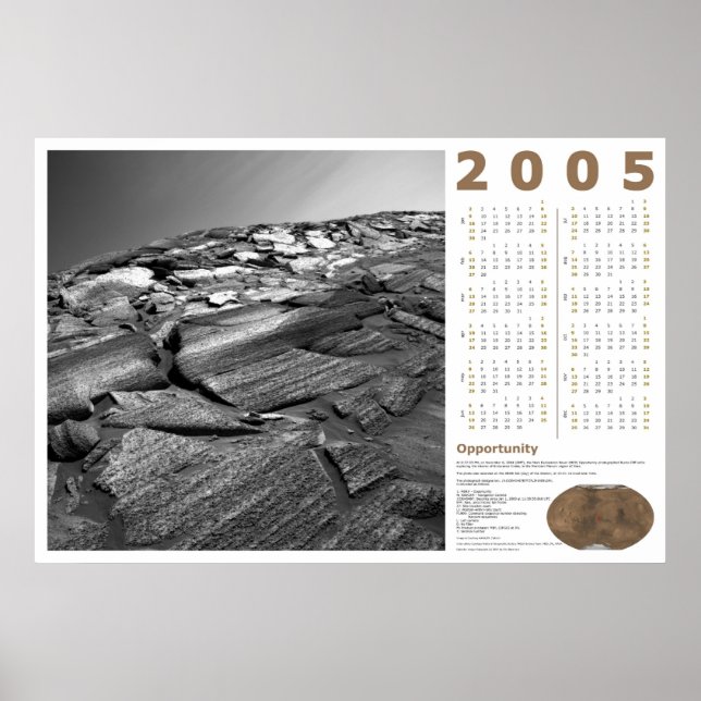Kalender 2005: Gelegenheit Poster (Vorne)