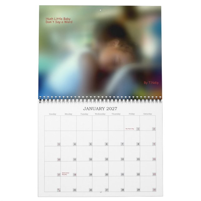 Kalender 2010, der einen Ball hat (Jan 2027)