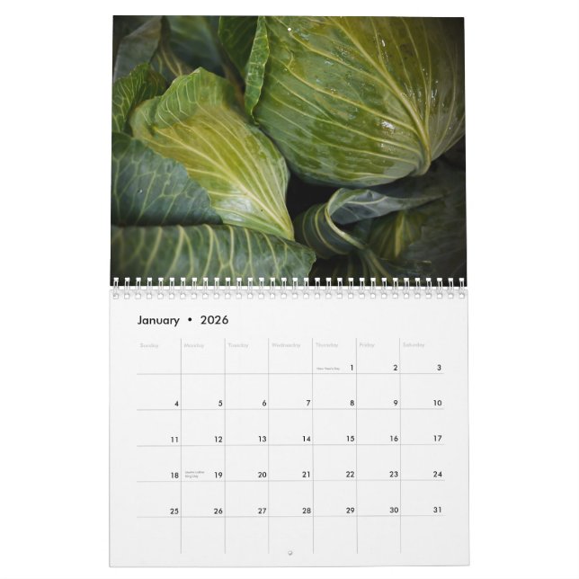 Kalender 2011 - Veggies und Frucht (Jan 2026)