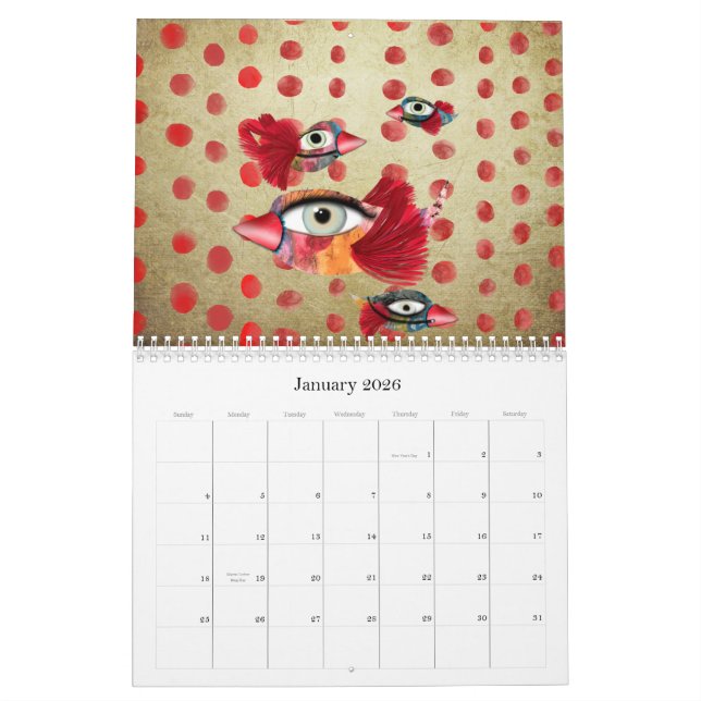 Kalender 2011 Whimsikale Transparenz und Farbe (Jan 2026)