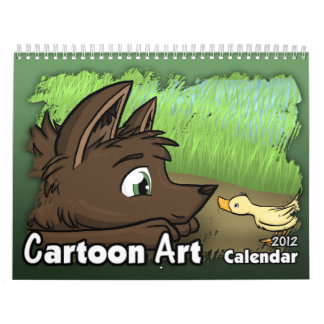 Kalender 2012 der Cartoon-Kunst