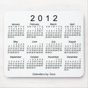 Kalender 2012 mousepad