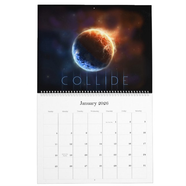 Kalender 2012: Zeit, Raum und neue Welten (Jan 2026)