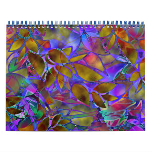 Kalender 2014 Abstraktes Hartglas
