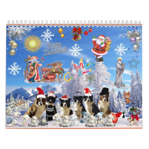 Kalender 2014 jolulodi Border Collie