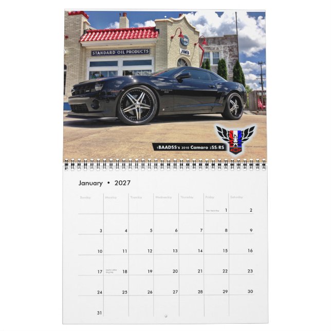 Kalender 2014 Michigans FBody (15-monatig) (Jan 2027)