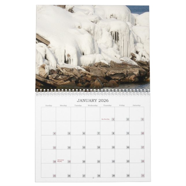 Kalender 2015 der Ufer von Marquette MI (Jan 2026)