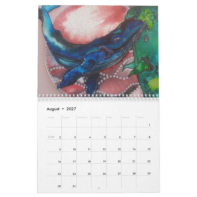 Kalender 2018 (Aug 2027)
