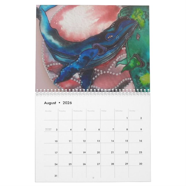 Kalender 2018 (Aug 2026)