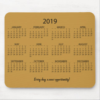 Kalender 2019 mousepad