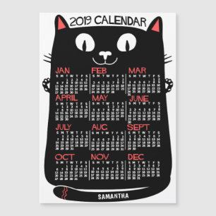 Kalender 2019 (Siehe Beschreibung der neuen Versio Magnetkarte