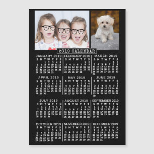 Kalender 2019 (Siehe Beschreibung der neuen Versio Magnetkarte