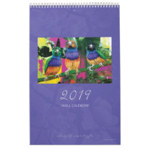 Kalender 2019 - Vögel und Häschen