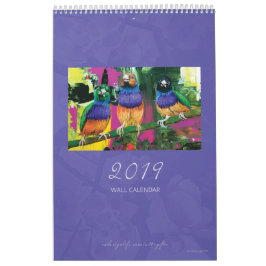 Kalender 2019 - Vögel und Häschen