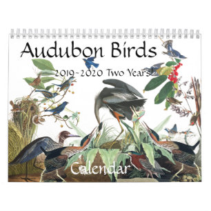 Kalender 2020 der Audubon Vogel-Tier-Tier-2019