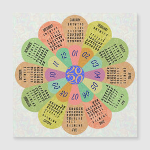Kalender 2020 (Siehe Beschreibung der neuen Versio Magnetkarte